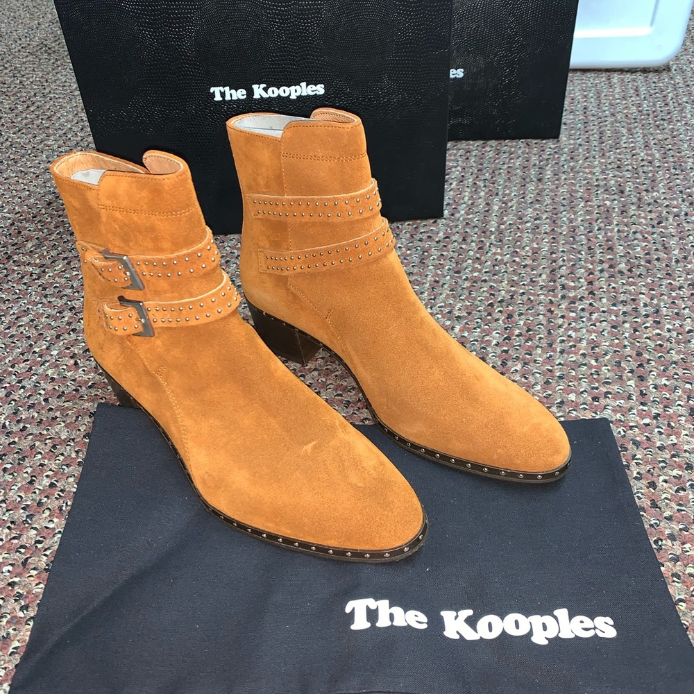 The Kooples Brown Suede Boots